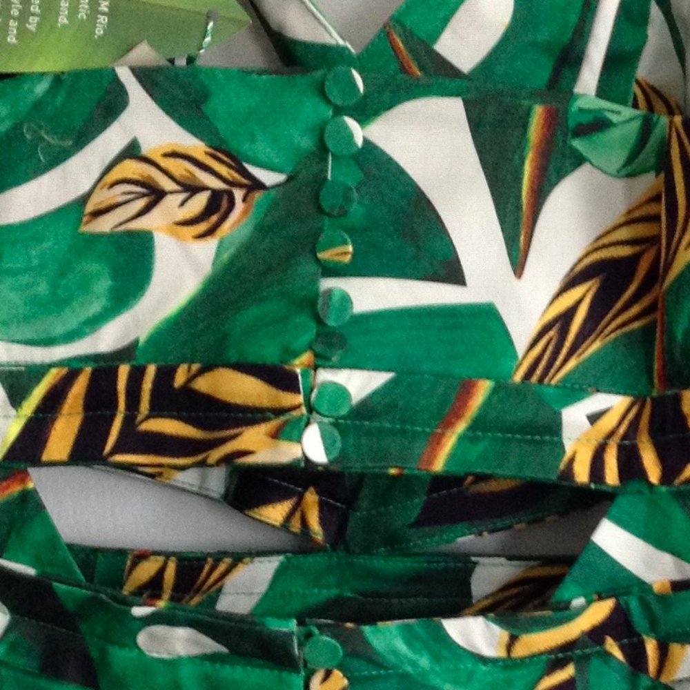 Farm Rio Max Amazonia Cutout Mini Dress - Picture 5 of 13